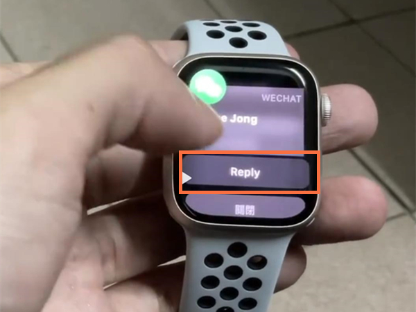 iwatch微信怎么打字