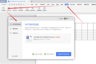 wps加密码怎么设置？