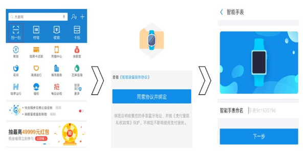 华为watchfitnew怎么绑定支付宝