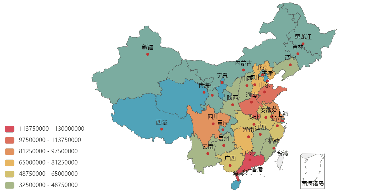 Python+Tableau广东省人口普查可视化的实现