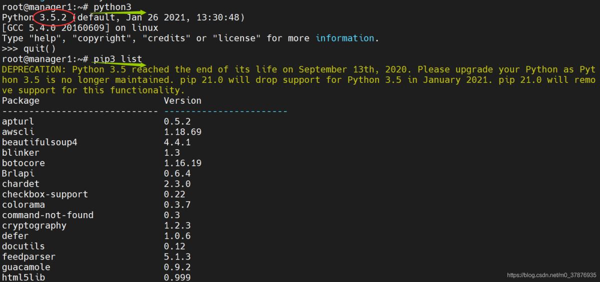 Python3安装tensorflow及配置过程