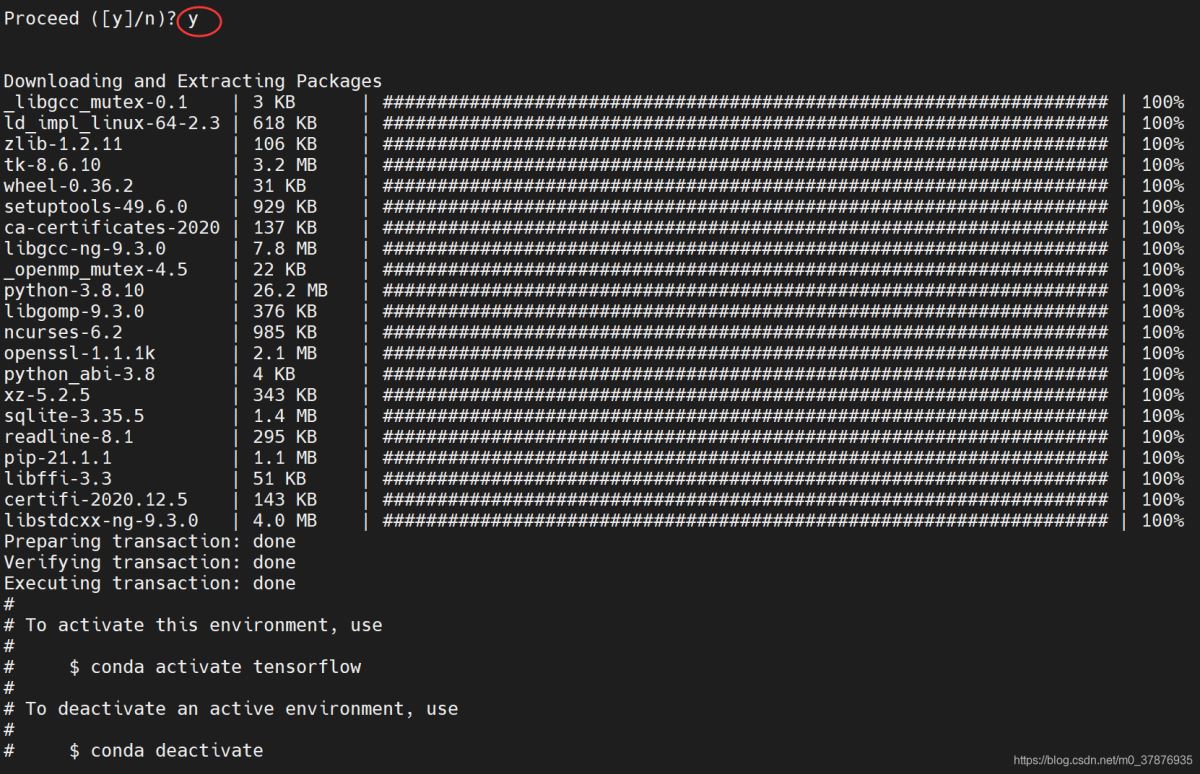 Python3安装tensorflow及配置过程