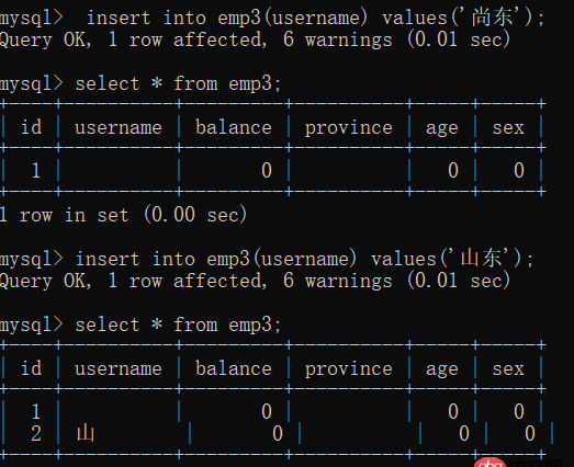 mysql配置没问题，但不显示中文；