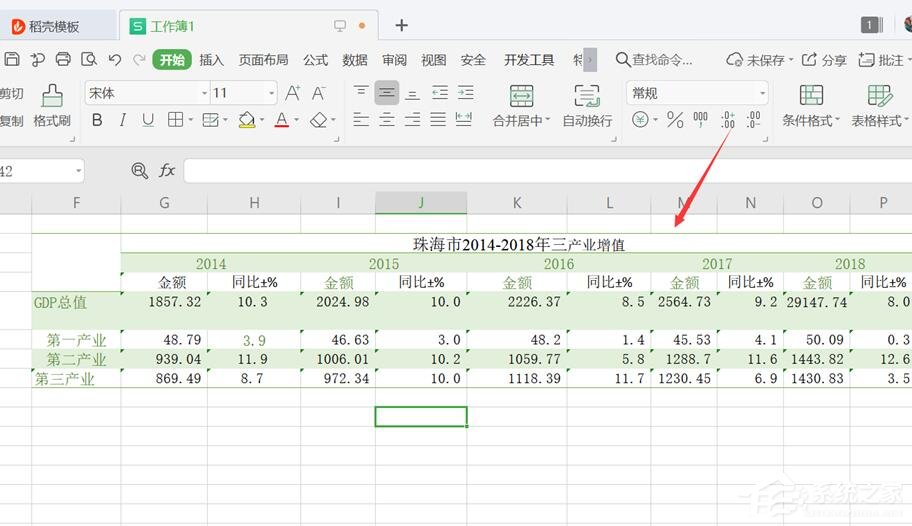 wps表格怎么设置仅套用表格样式？