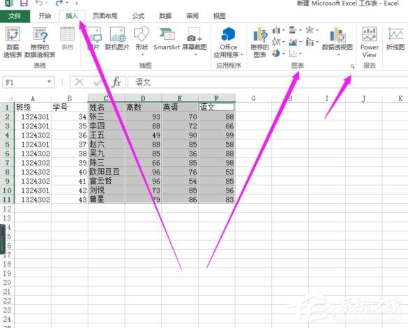 Excel表格怎么制作雷达图？Excel表格制作带数据标记雷达图的方法