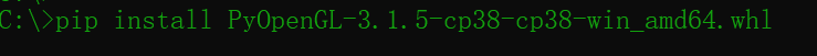 Python安装配置OpenGL环境的全过程记录
