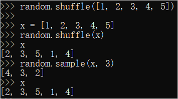 python中random模块详解