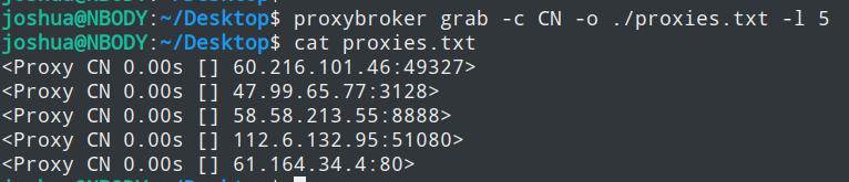 python利用proxybroker构建爬虫免费IP代理池的实现