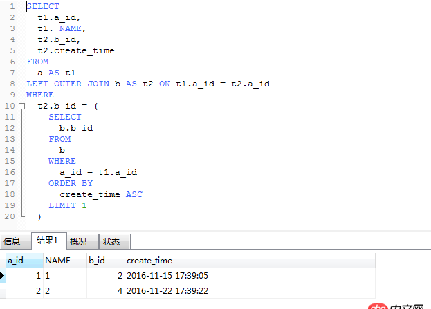 mysql - 这句sql做链接，为什么不能只能查出两条，不是应该三条吗？