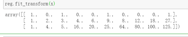 python实现PolynomialFeatures多项式的方法