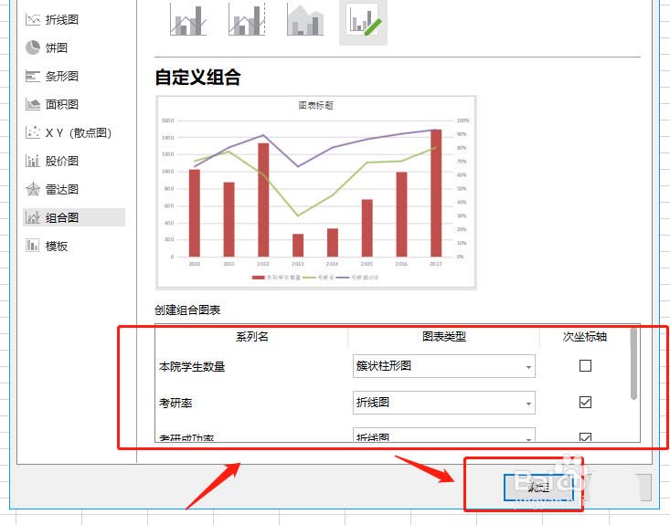 如何使用wps表格制作双轴坐标图