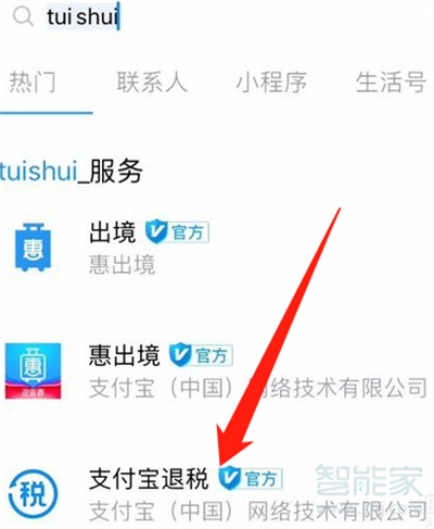 支付宝在哪里看退税