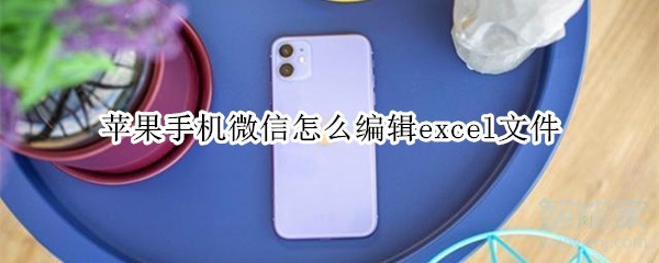 苹果手机微信怎么编辑excel文件