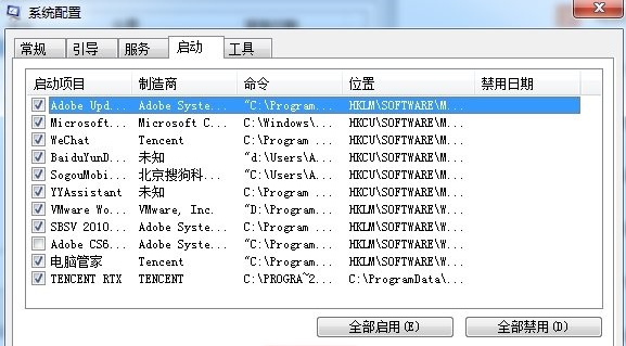 Win7电脑开机启动项要怎么设置？