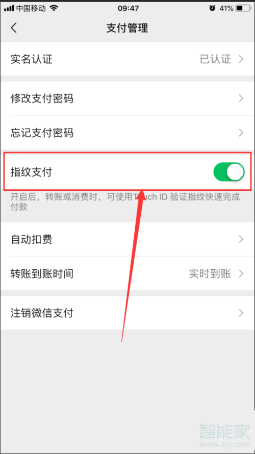 苹果微信支付怎么设置指纹支付功能