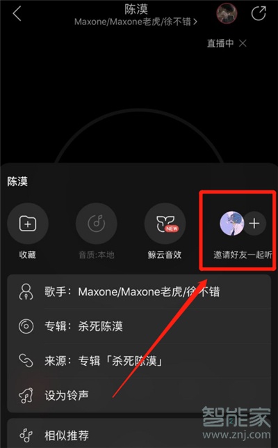 ios网易云怎么一起听歌