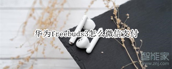 华为freebuds3怎么微信支付