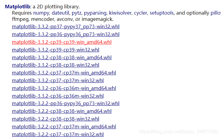 windows下python 3.9 Numpy scipy和matlabplot的安装教程详解
