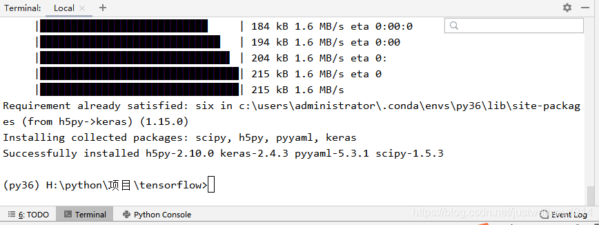 浅析关于Keras的安装(pycharm)和初步理解