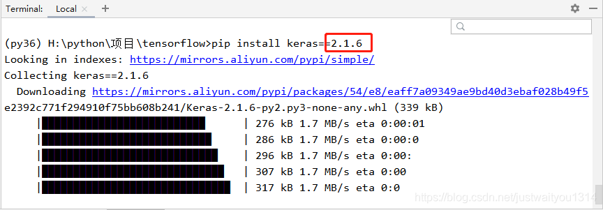 浅析关于Keras的安装(pycharm)和初步理解