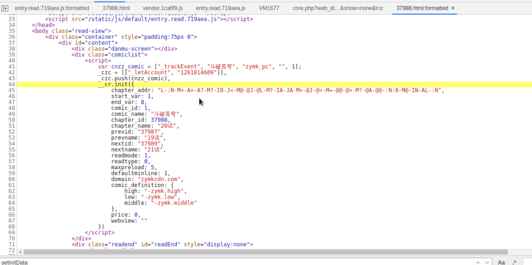 Python实现JS解密并爬取某音漫客网站