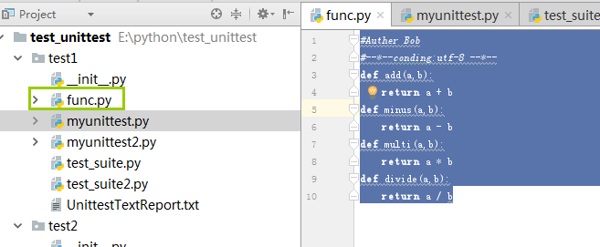 python自动化测试三部曲之unittest框架的实现