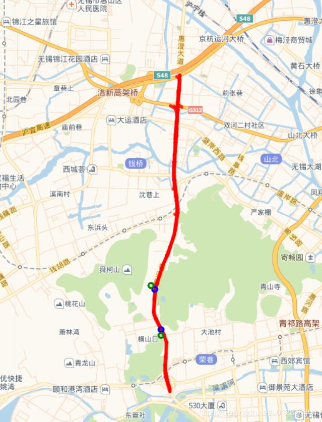 利用Python的folium包绘制城市道路图的实现示例