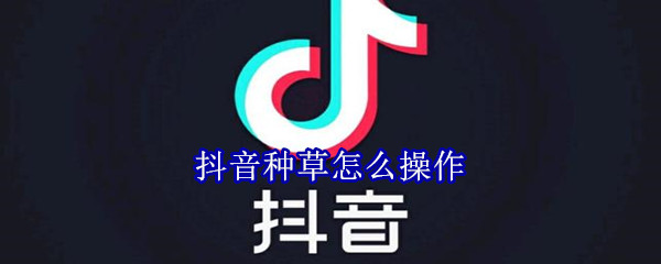 抖音种草怎么操作