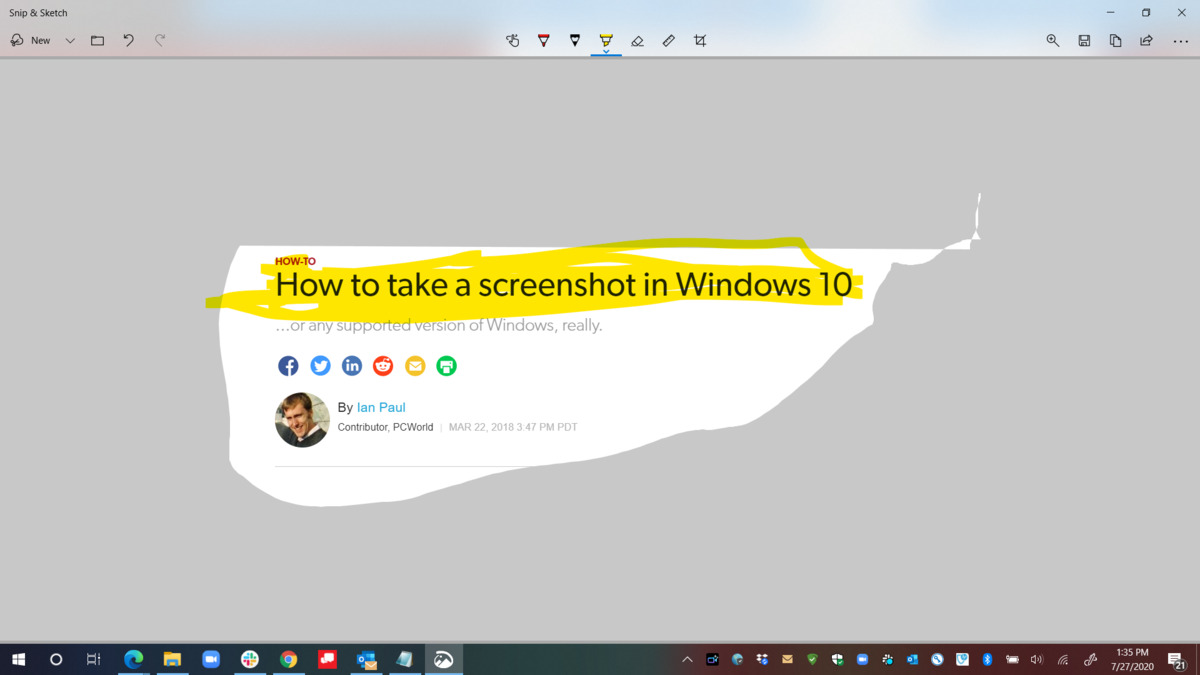 Win10系统怎么拍摄屏幕截图？