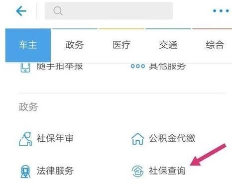 如何使用支付宝查看社保