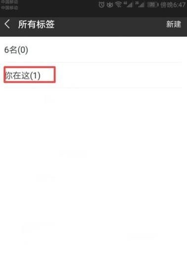 微信怎么删除多余的标签？