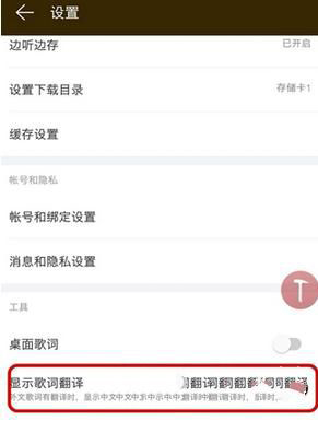 网易云音乐的歌词怎么显示双语？网易云音乐显示双语歌词方法