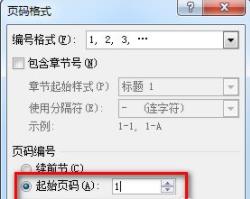 Word页码怎么从第二页开始设置为1？