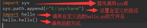 python怎么调用自己的函数