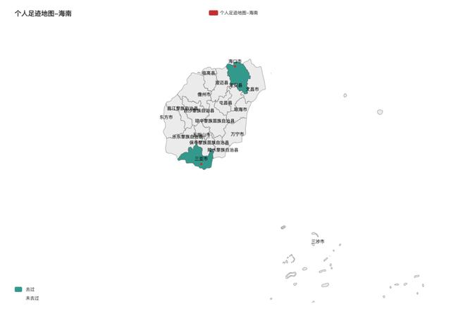 基于Python绘制个人足迹地图