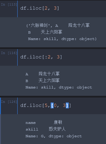 Python Dataframe常见索引方式详解