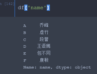 Python Dataframe常见索引方式详解