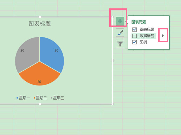 excel怎么显示饼图数据和百分比