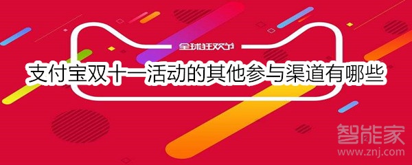 支付宝双十一活动的其他参与渠道有哪些