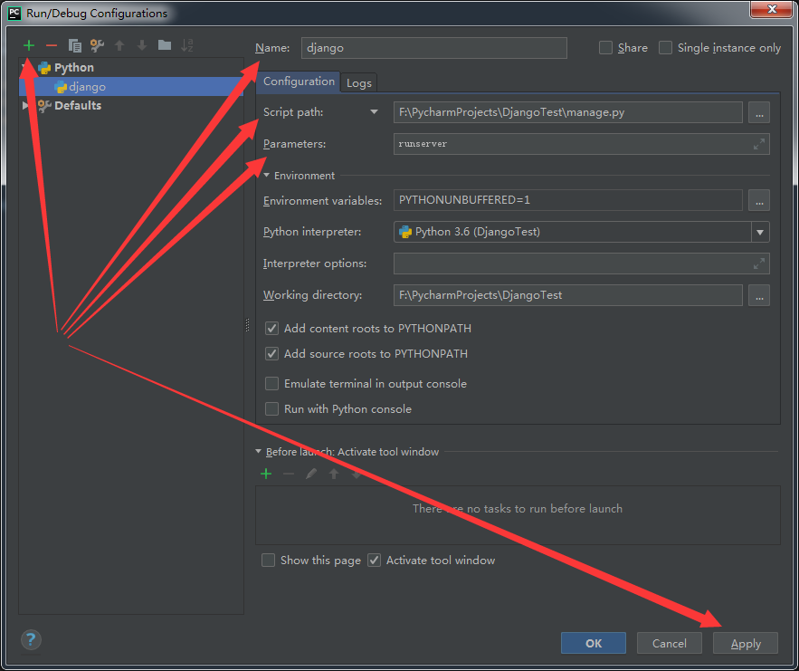 Python3+PyCharm+Django+Django REST framework配置与简单开发教程