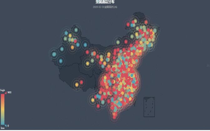 python实现Pyecharts实现动态地图（Map、Geo）