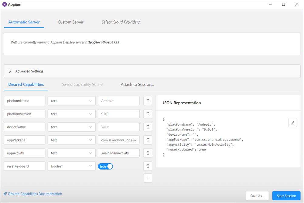 Python+Appium实现自动化测试的使用步骤