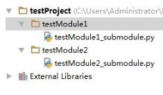 Pycharm+Python工程,引用子模块的实现