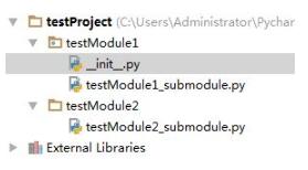 Pycharm+Python工程,引用子模块的实现