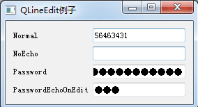 python GUI库图形界面开发之PyQt5单行文本框控件QLineEdit详细使用方法与实例