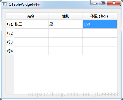 python GUI库图形界面开发之PyQt5控件QTableWidget详细使用方法与属性