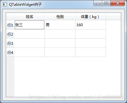 python GUI库图形界面开发之PyQt5控件QTableWidget详细使用方法与属性