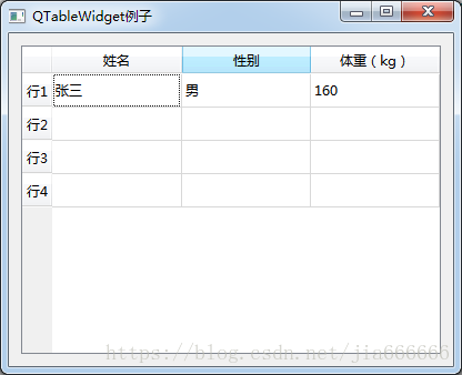 python GUI库图形界面开发之PyQt5控件QTableWidget详细使用方法与属性