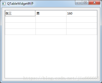 python GUI库图形界面开发之PyQt5控件QTableWidget详细使用方法与属性