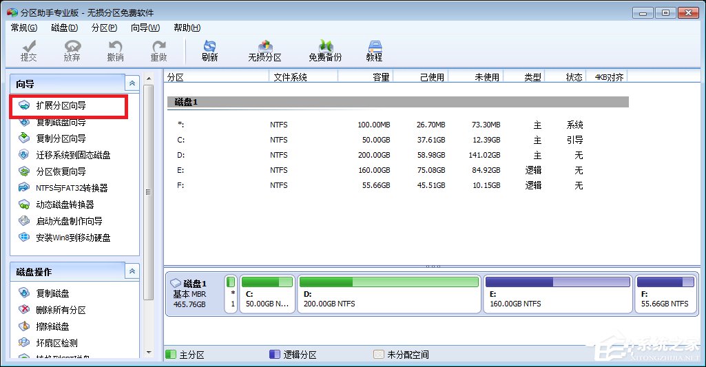 Win7系统C盘空间不足如何扩大空间？